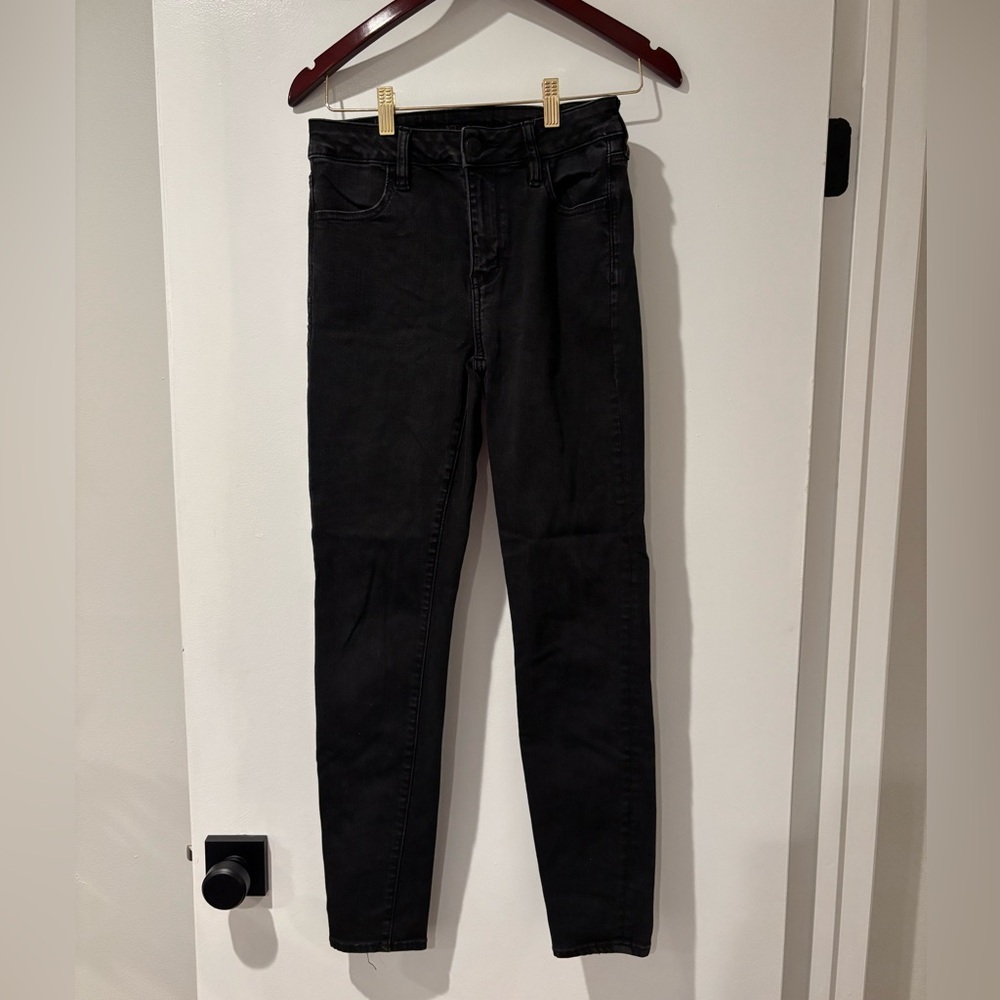 American Eagle Outfitters Black Next Level Stretch Jeans 8